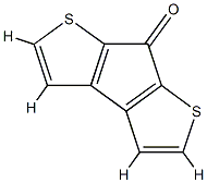 7H-环戊二烯并[1,2-B:4,3-B']二噻吩-7-酮 结构式