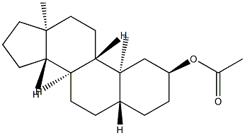 2α-Acetoxy-5α-androstane 结构式