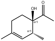 Ethanone, 1-[(1R,2R)-1-hydroxy-2,4-dimethyl-3-cyclohexen-1-yl]-, rel- (9CI) 结构式