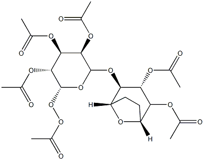 1,6-anhydrolactose hexaacetate 结构式