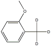 2-Methoxytoluene-a,a,a-d3 结构式