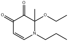 3,4-Pyridinedione,2-ethoxy-1,2-dihydro-2-methyl-1-propyl-(9CI) 结构式