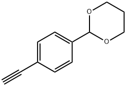 1,3-Dioxane,2-(4-ethynylphenyl)-(9CI) 结构式