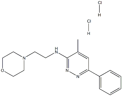 Minaprine dihydrochloride 结构式