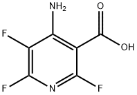 3-Pyridinecarboxylicacid,4-amino-2,5,6-trifluoro-(9CI) 结构式