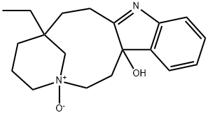 7-Ethyl-4,5,6,7,8,9-hexahydro-2H-3,7-methanoazacycloundecino[5,4-b]indol-14b(1H)-ol 3-oxide 结构式