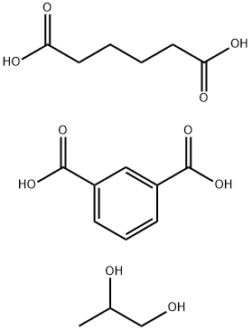 1,3-Benzenedicarboxylic acid, polymer with hexanedioic acid and 1,2-propanediol 结构式