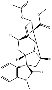 Voachalotine oxindole acetate 结构式