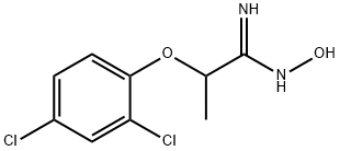 Propanimidamide,2-(2,4-dichlorophenoxy)-N-hydroxy-(9CI) 结构式