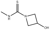 1-Azetidinecarbothioamide,3-hydroxy-N-methyl-(9CI) 结构式