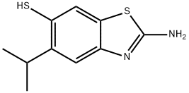 6-Benzothiazolethiol,2-amino-5-(1-methylethyl)-(9CI) 结构式