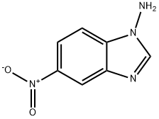 1H-Benzimidazol-1-amine,5-nitro-(9CI) 结构式