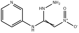3-Pyridinamine,N-(1-hydrazino-2-nitroethenyl)-(9CI) 结构式