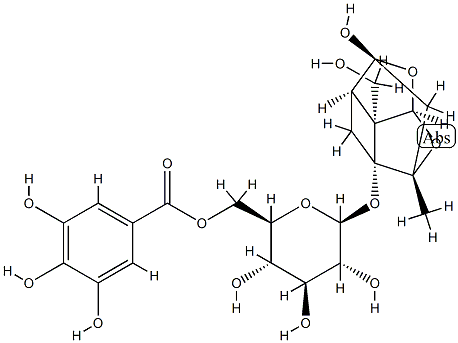 DEBENZOYLGALLOYLPAEONIFLORIN 结构式
