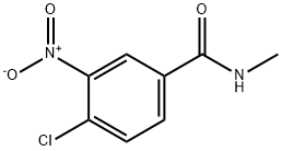 4-chloro-N-methyl-3-nitrobenzamide 结构式