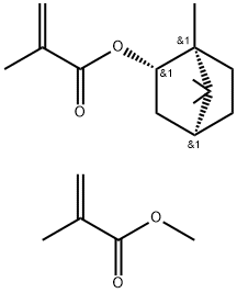 2-Propenoic acid, 2-methyl-, methyl ester, polymer with exo-1,7,7-trimethylbicyclo[2.2.1]hept-2-yl 2-methyl-2-propenoate 结构式