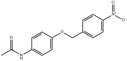 N-(4-((4-硝基苯甲基)氧代)苯基)醋胺石 结构式