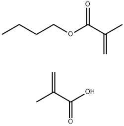 2-甲基丙烯酸与2-甲基丙烯酸丁酯的共聚物 结构式