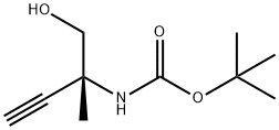 Carbamic acid, [(1R)-1-(hydroxymethyl)-1-methyl-2-propynyl]-, 1,1- 结构式