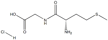 L-蛋氨酰基甘氨酸盐酸盐 结构式