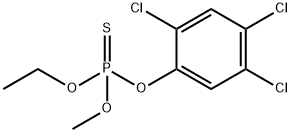ethoxy-methoxy-sulfanylidene-(2,4,5-trichlorophenoxy)phosphorane 结构式