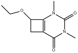 2,4-Diazabicyclo[4.2.0]oct-1(6)-ene-3,5-dione,8-ethoxy-2,4-dimethyl-(9CI) 结构式