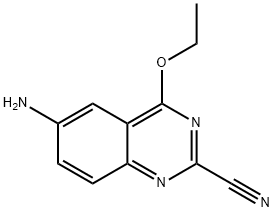 2-Quinazolinecarbonitrile,6-amino-4-ethoxy-(9CI) 结构式