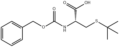 Z-CYS(TBU)-OH 结构式