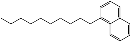 1-Decylnaphthalene 结构式