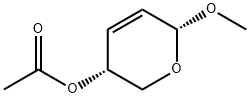 (3R)-3,6-Dihydro-6α-methoxy-2H-pyran-3α-ol acetate 结构式