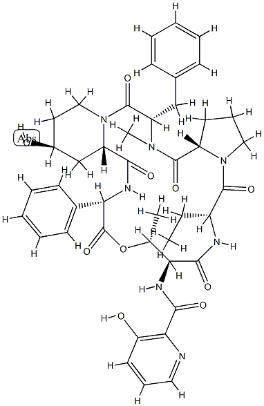 dihydrovirginiamycin S1 结构式