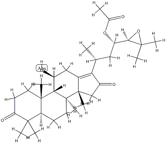 泽泻醇 C-23-醋酸酯 结构式