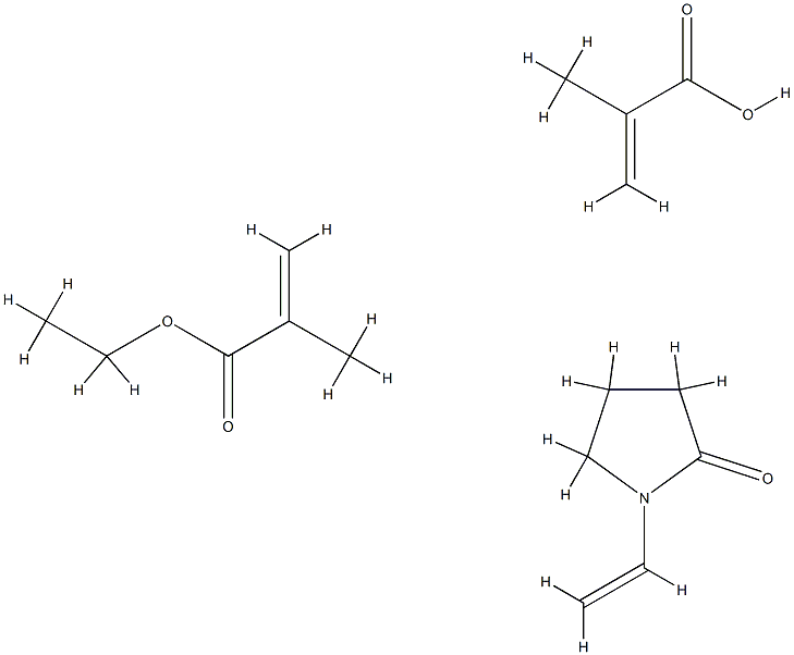 丙烯酸(酯)类/VP共聚物 结构式