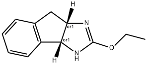 Indeno[1,2-d]imidazole, 2-ethoxy-1,3a,8,8a-tetrahydro-, (3aR,8aS)-rel- (9CI) 结构式