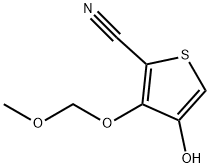 2-Thiophenecarbonitrile,4-hydroxy-3-(methoxymethoxy)-(9CI) 结构式