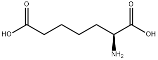 (S)-2-氨基庚二酸 结构式