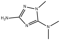 N5,N5,1-三甲基-1H-1,2,4-三唑-3,5-二胺 结构式