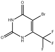 5-溴-6-(三氟甲基)嘧啶-2,4(1H,3H)-二酮 结构式