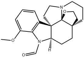 19,20-Epoxy-1-formyl-17-methoxyaspidospermidine 结构式