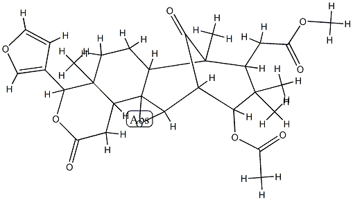 (-)-Xylocarpin 结构式