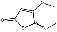 2(5H)-Thiophenone,4-methoxy-5-(methylimino)-(9CI) 结构式
