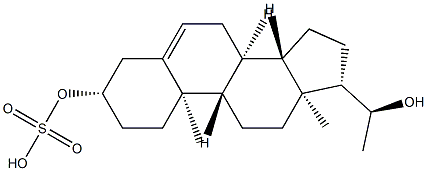 20alpha-Dihydroprognenolone-sulfate 结构式