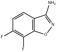 1,2-Benzisoxazol-3-amine,6,7-difluoro-(9CI) 结构式