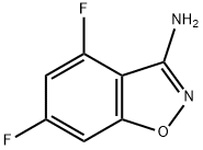 1,2-Benzisoxazol-3-amine,4,6-difluoro-(9CI) 结构式