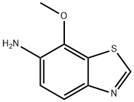 7-甲氧基苯并[D]噻唑-6-胺 结构式