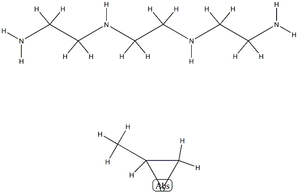 甲基环氧乙烷与N,N'-双(2-氨乙基)-1,2-乙二胺的聚合物 结构式