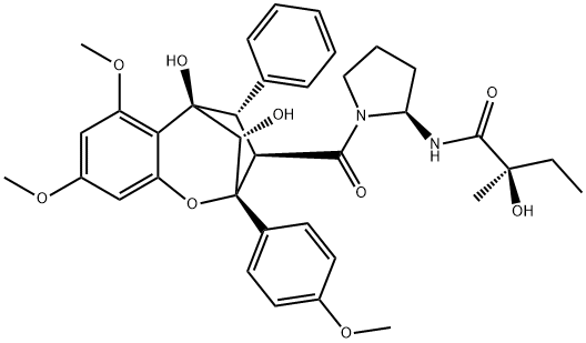 AGLAXIFLORINE D 结构式