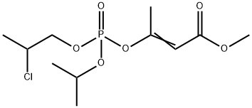 1-Methoxycarbonyl-1-propen-2-yl=2-chloropropyl=isopropylphosphate 结构式
