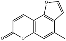 7-methylpsoralen 结构式