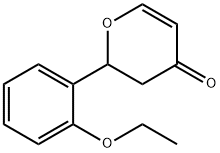 4H-Pyran-4-one,2-(2-ethoxyphenyl)-2,3-dihydro-(9CI) 结构式
